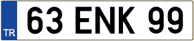 Truck License Plate